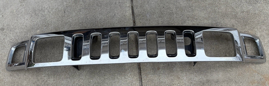 06-10 HUMMER H3 UPPER RADIATOR GRILL GRILLE CHROME
