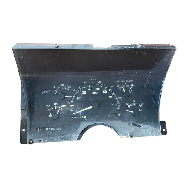 92-94 Chevy GMC Truck C/K 1500 2500 C3500 Instrument Cluster Tacho OEM 16193705