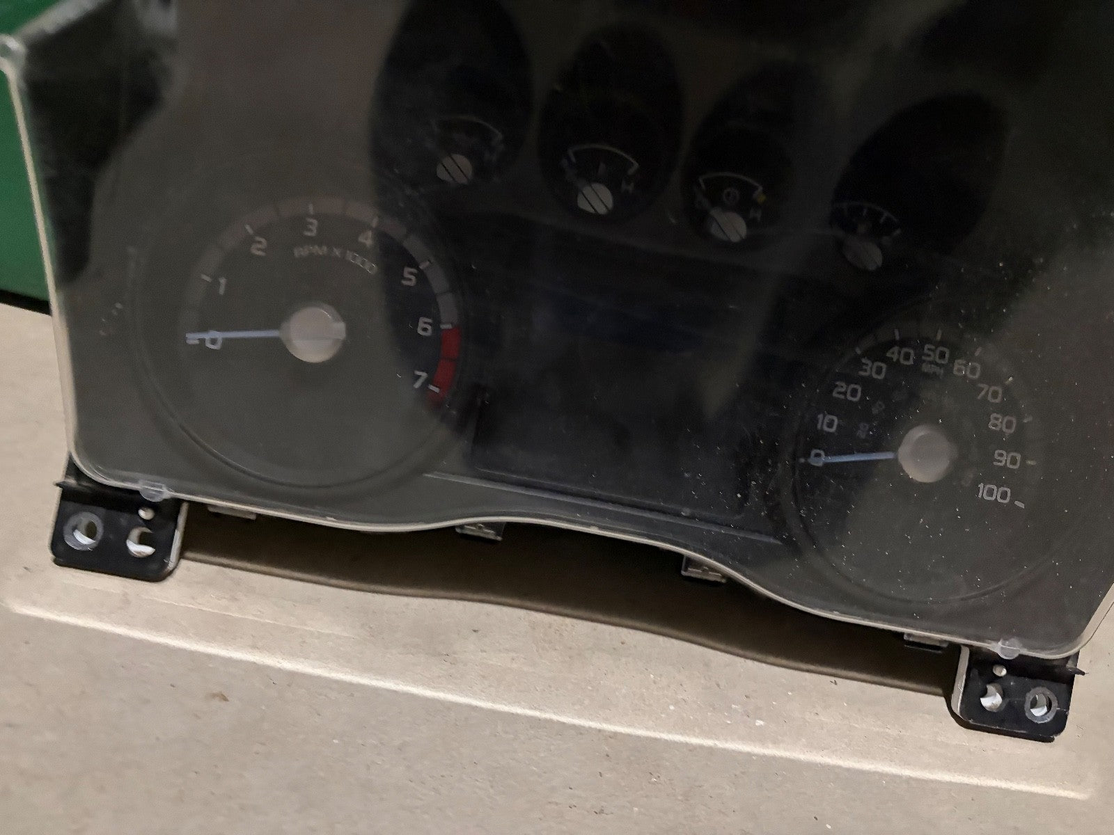Speedometer Instrument Cluster 2015 Ford F250SD F350SD GAS MILEAGE UNKNOWN