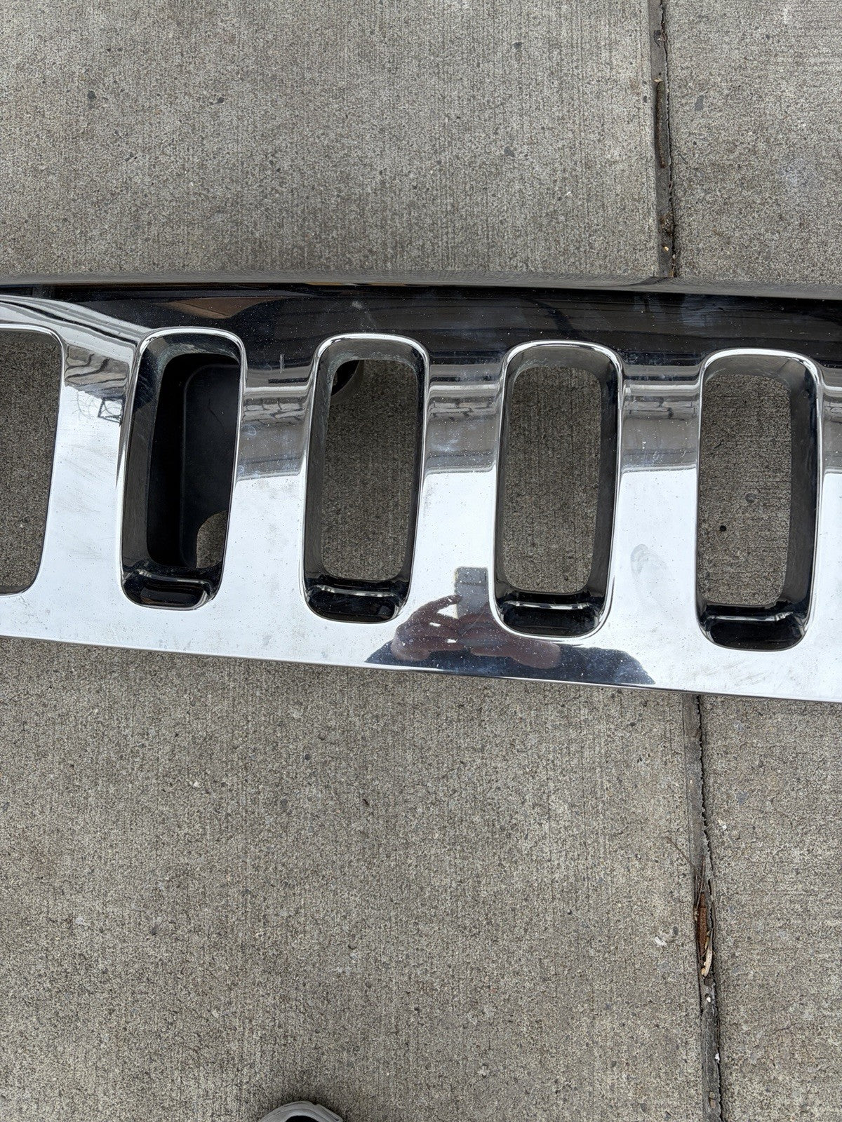 06-10 HUMMER H3 UPPER RADIATOR GRILL GRILLE CHROME