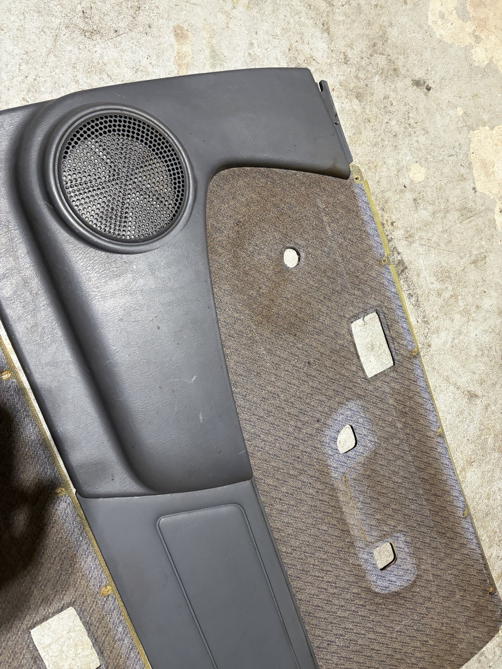 95-00 TOYOTA TACOMA FRONT LEFT RIGHT DOOR PANEL Blue/Gray POWER WINDOWS